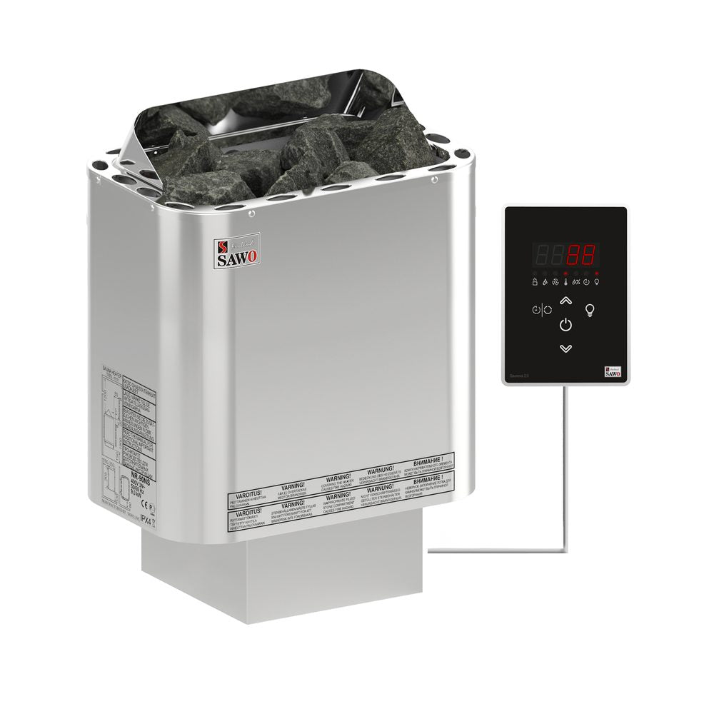 SAWO Electric Sauna Heater Stainless Steel Nordex Premium 3P-1P