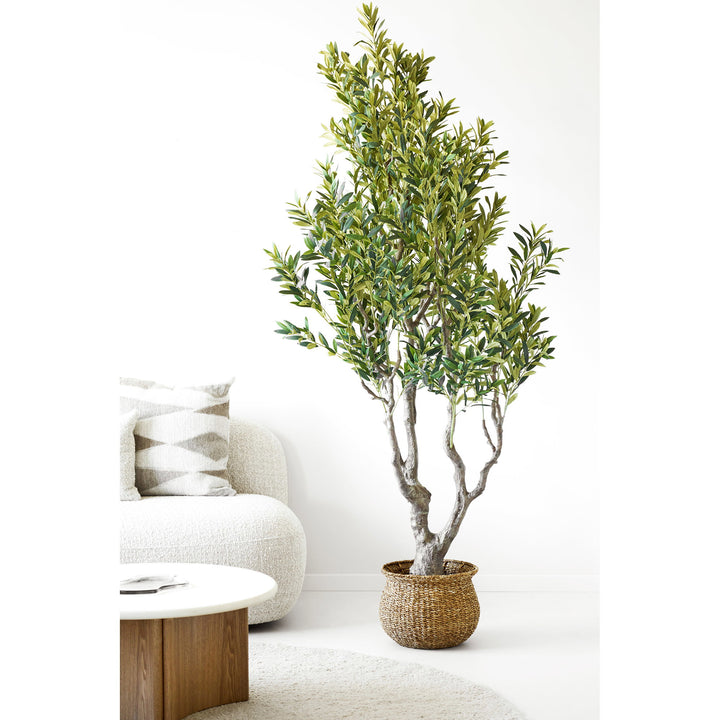 House Nordic konstgjort olivträd 220 cm i grönt