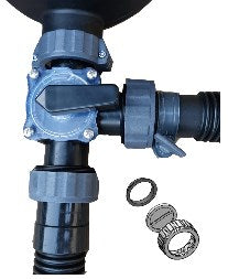 3-way shut-off valve Ø50 mm – Poolex (Intex/BW/Ø50mm compatible)
