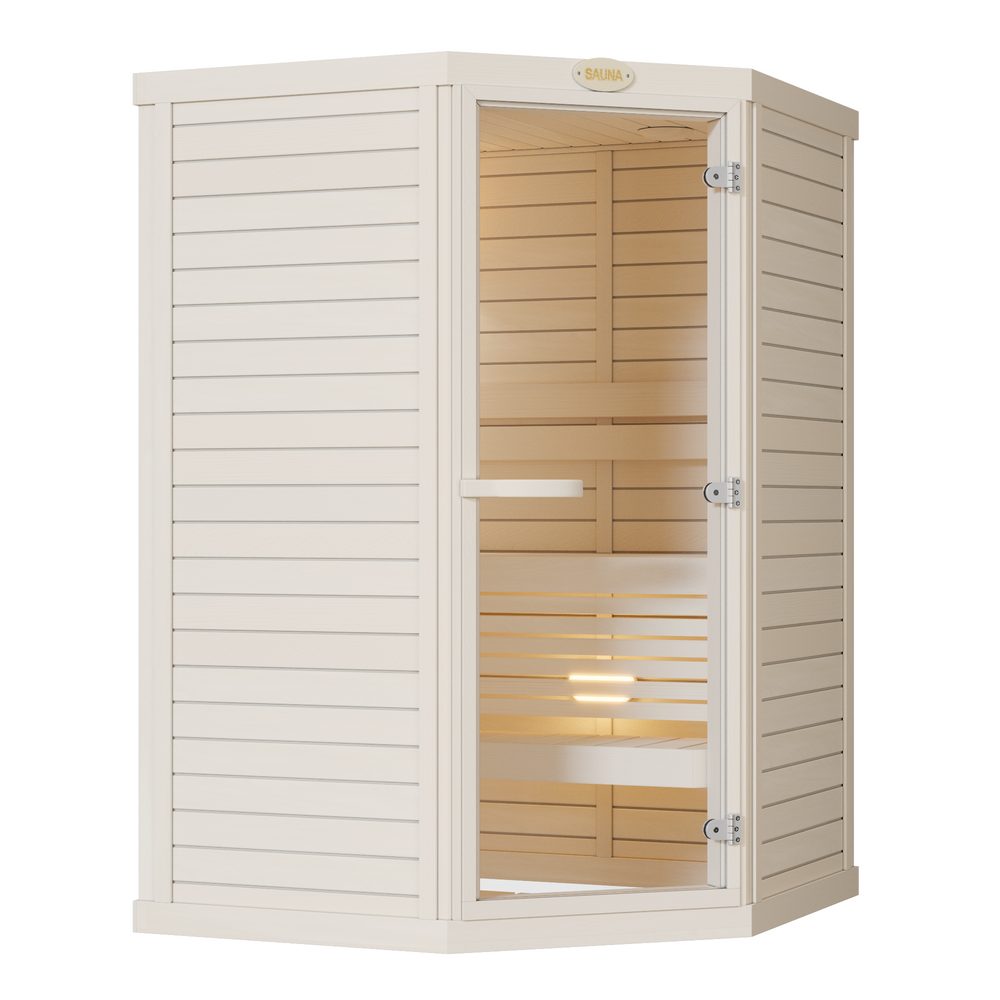 SAWO Indoor Sauna Standard Aspen corner