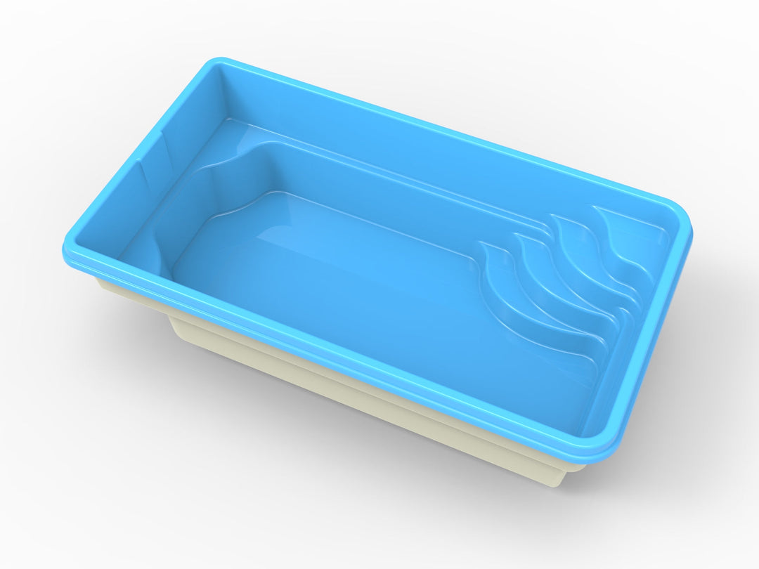 Glasfiberpool Boren 5,40m x 3,00m x 1,50m