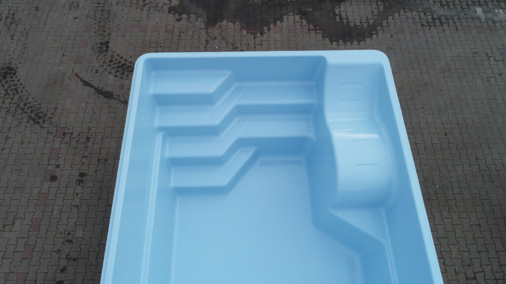 Glasfiberpool Funäsdalssjön 7,50m x 3,10m x 1,50m