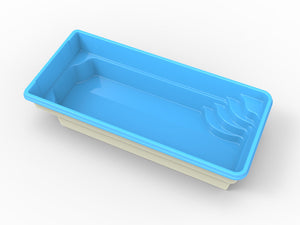 Glasfiberpool Fegen 6,50m x 3,00m x 1,50m