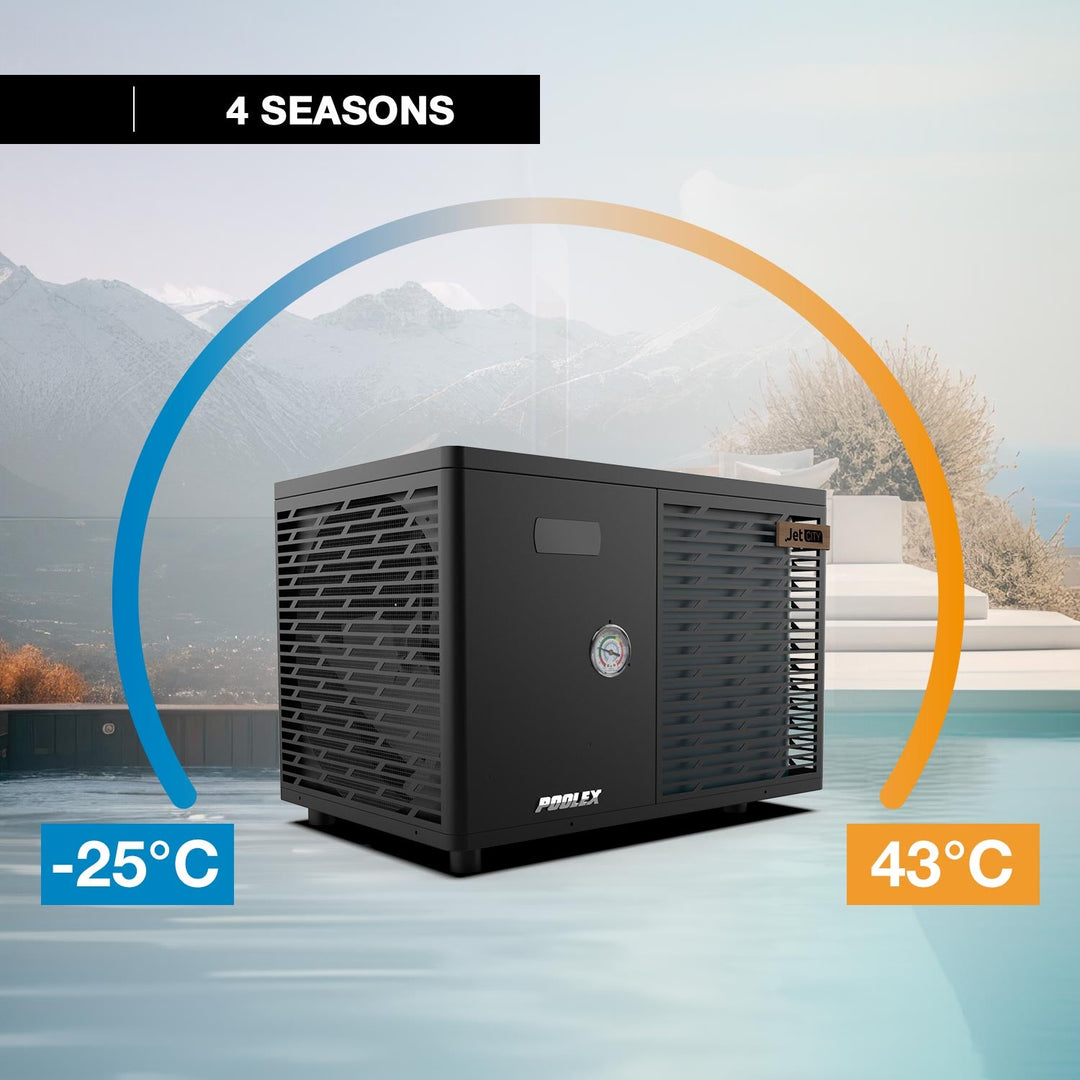 Poolex Jet City – Full Inverter Pool Heat Pump for 40 m³ | Operates down to -25°C