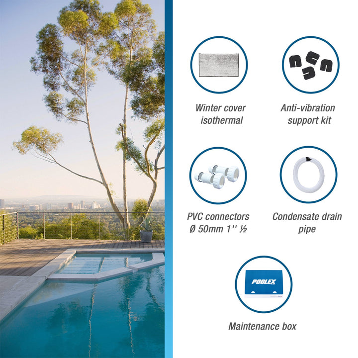 Poolvarmepumpe Poolex Silent Jet Fi Fuld Inverter