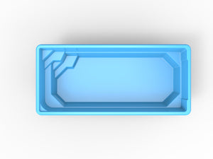 Glasfiberpool Glan 7,00m x 3,10m x 1,35m