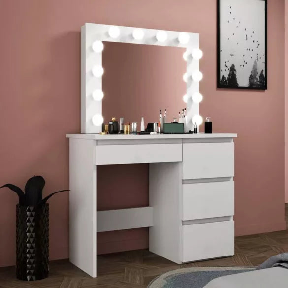 Sminkbord Barcelona Vit Outlet