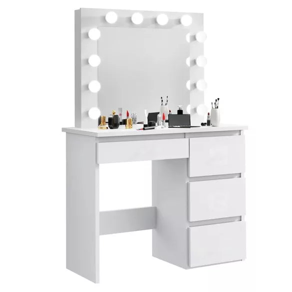 Sminkbord Barcelona Vit Outlet