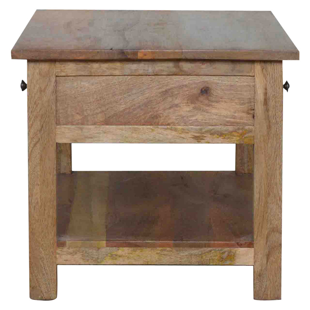Country Style Coffee Table with 4 Drawers dropshipping