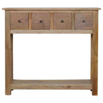 Country Style 4 Drawer Console Table for resale