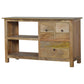 Country Style Media Unit with 3 Drawers wholesalers