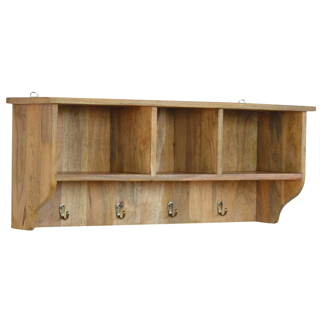 wholesale Wall Mounted Coat Rack with 3 Shelves for resale