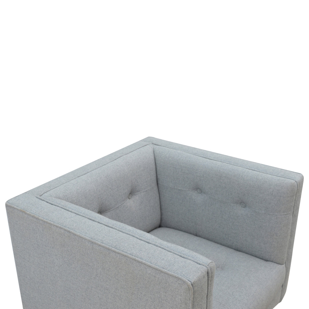 Grey Tweed Armchair for reselling