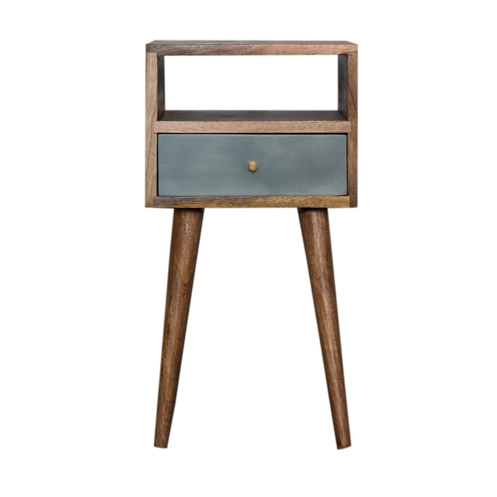 Mini Duck Egg Painted Bedside-1