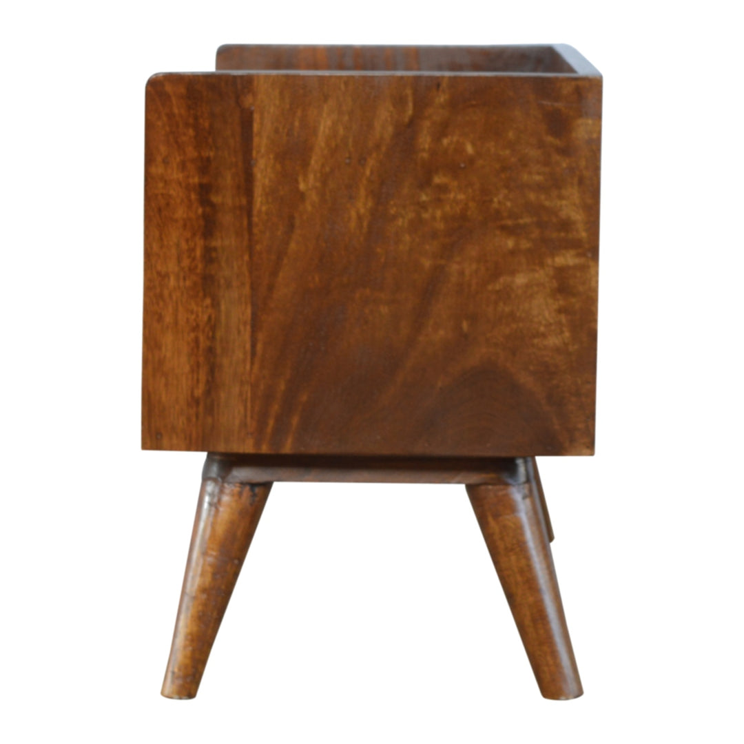 Chestnut Nordic Storage Bench-7
