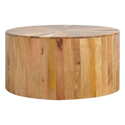 Round Wooden Coffee Table-10