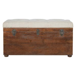 White Linen Storage Trunk-0