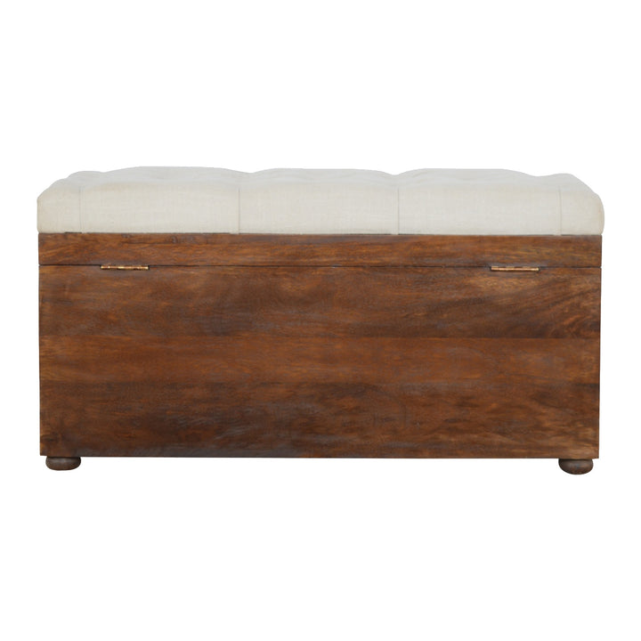 White Linen Storage Trunk-8