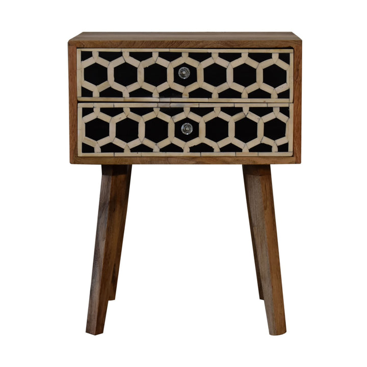 Bone Inlay Scandi nightstand-4
