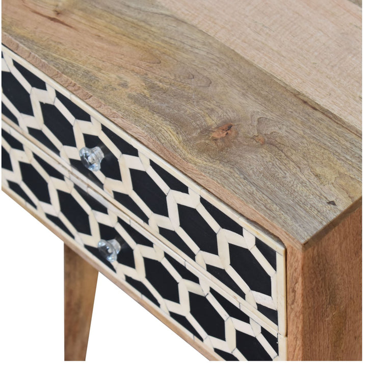 Bone Inlay Scandi nightstand-9