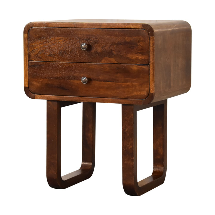 U-Curved Chestnut Nightstand-6