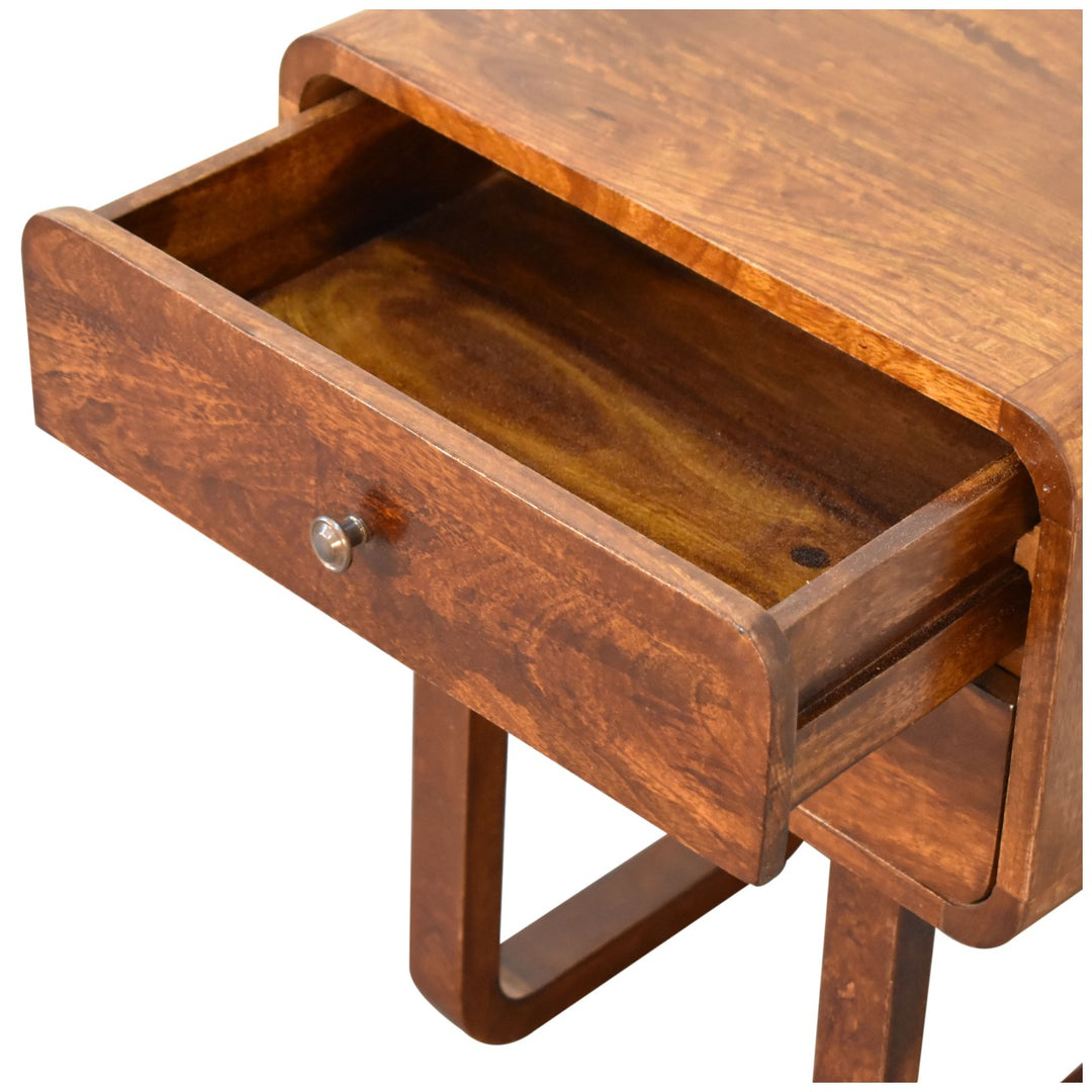 U-Curved Chestnut Nightstand-8