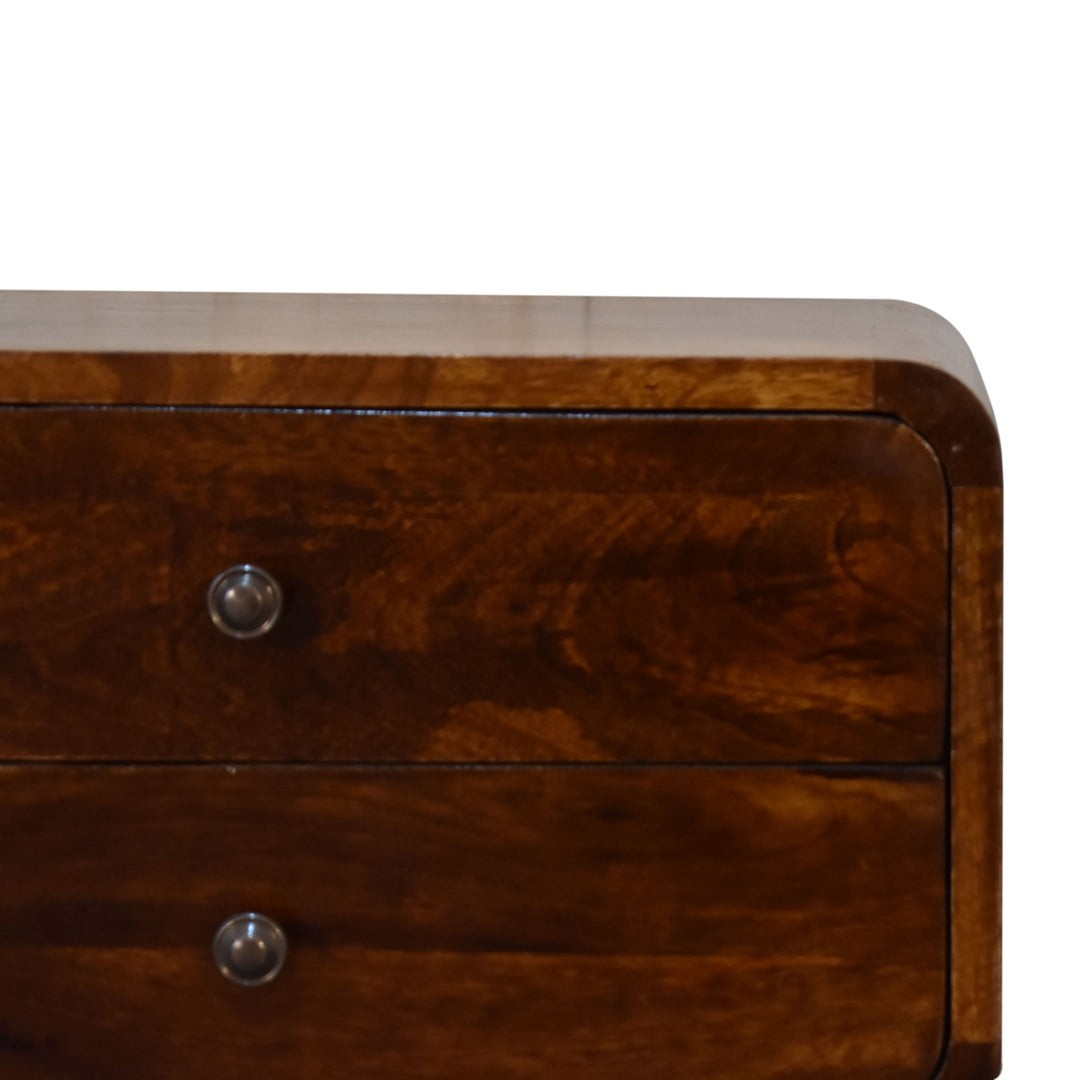 U-Curved Chestnut Nightstand-9