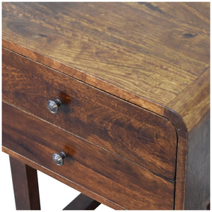 U-Curved Chestnut Nightstand-10