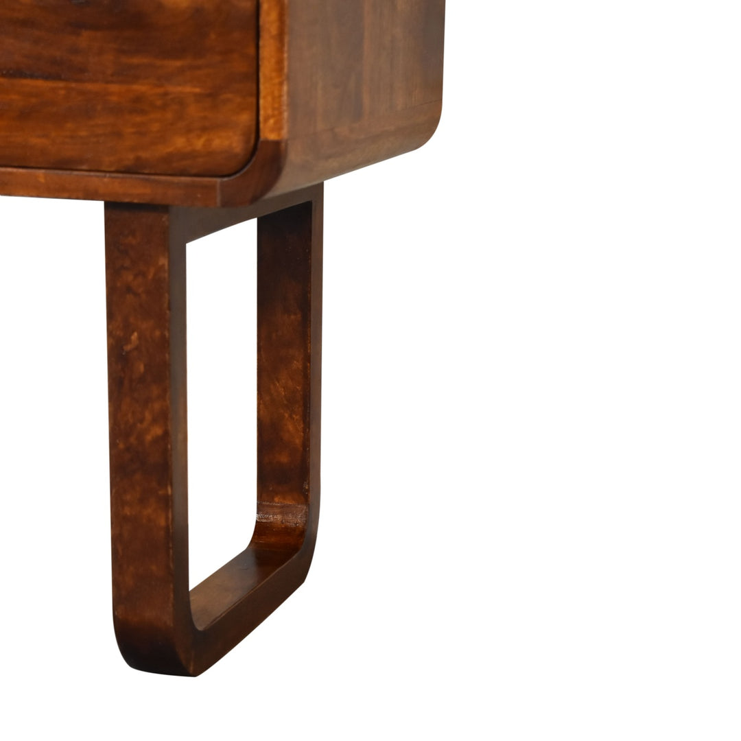 U-Curved Chestnut Nightstand-11
