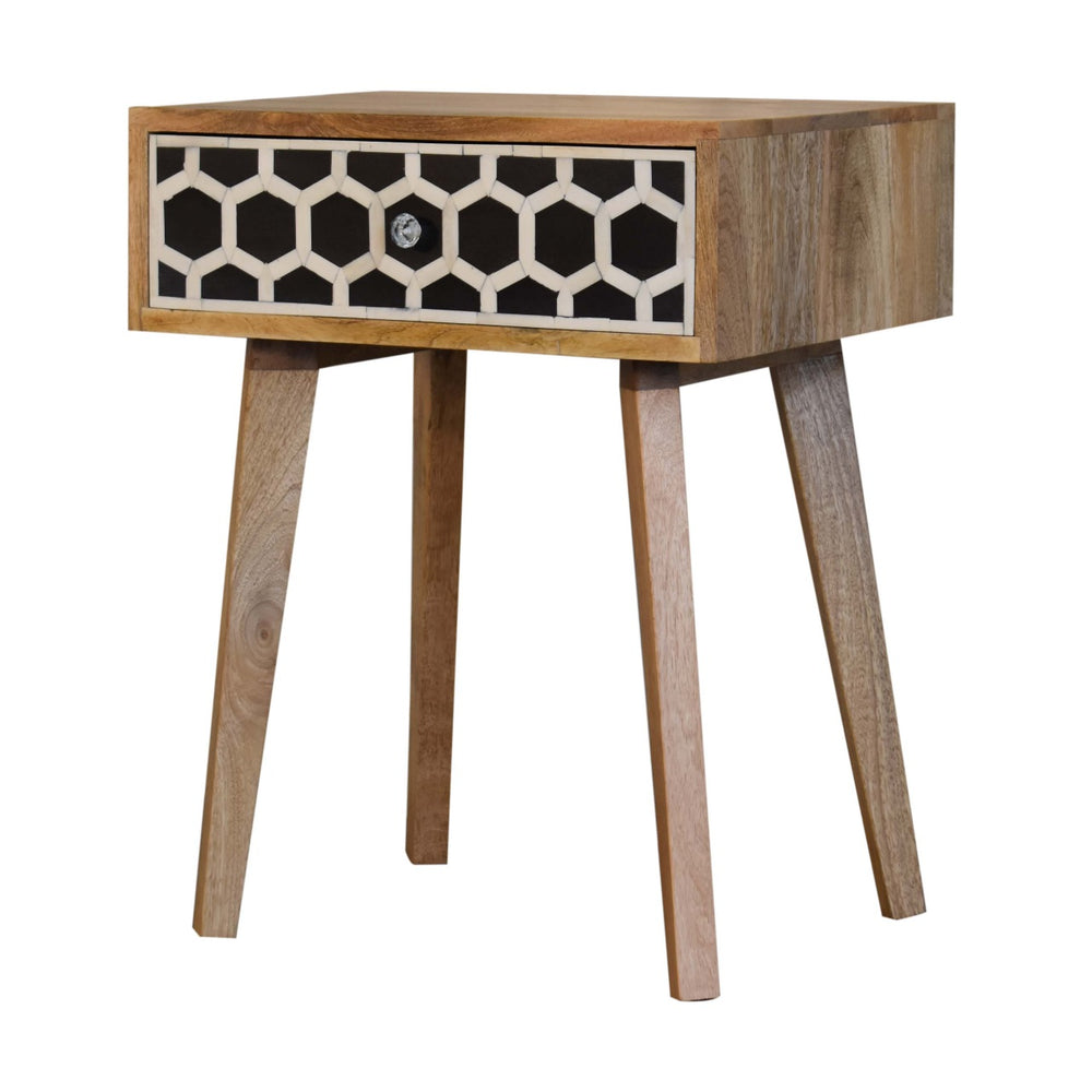 Bone Inlay Tapered nightstand-1
