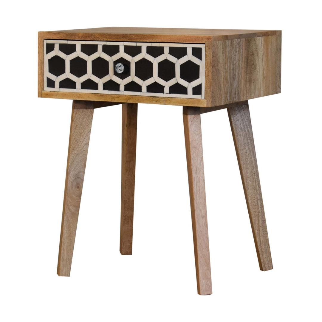 Bone Inlay Tapered nightstand-1
