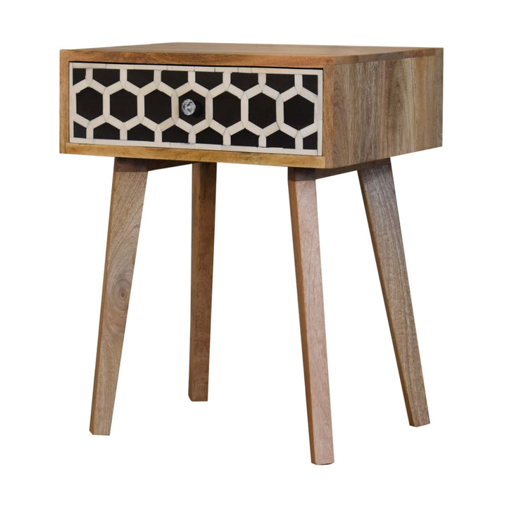 Bone Inlay Tapered nightstand-1
