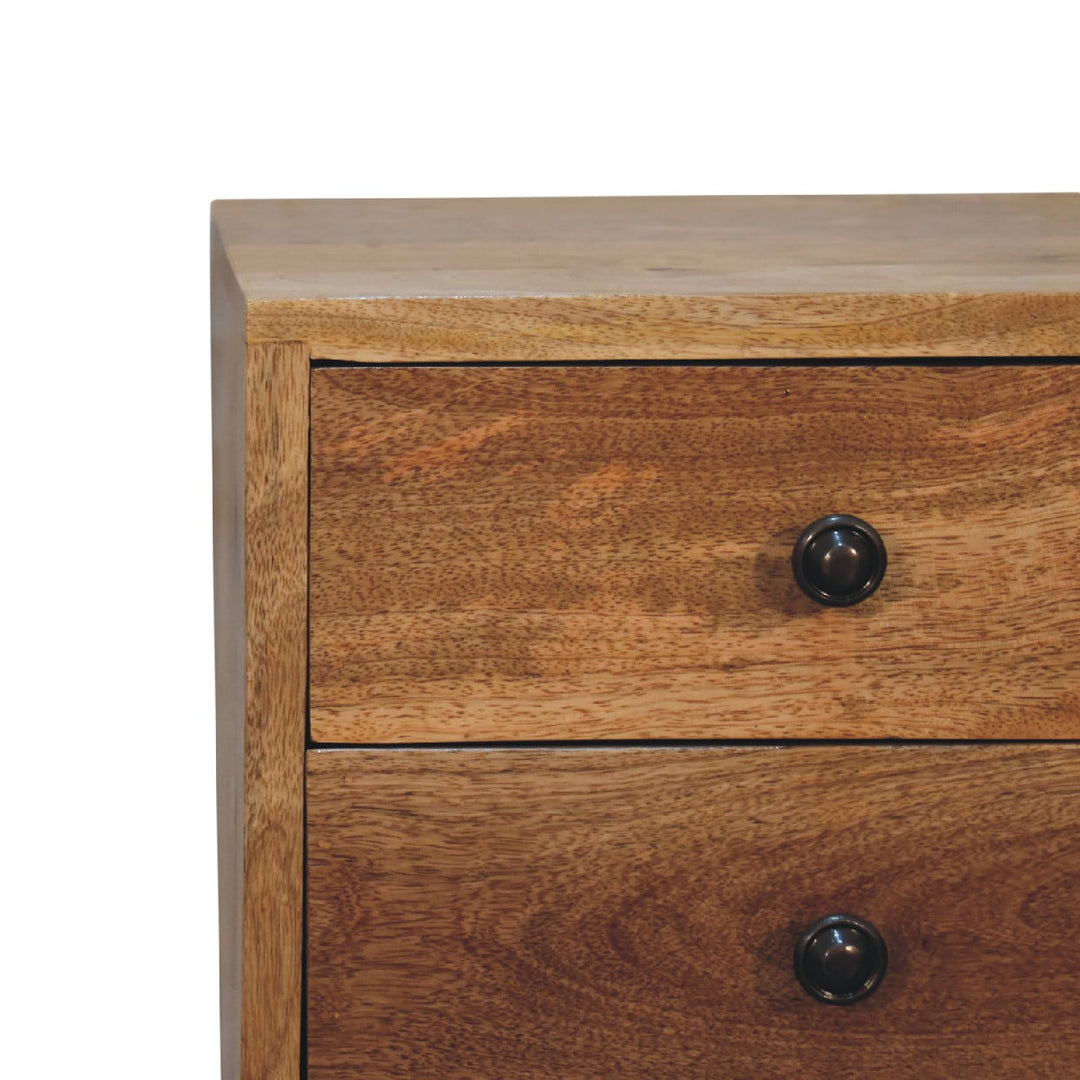 wholesale IN3354 - Mini 2 Drawer Oak-ish Bedside for resale