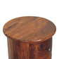3 Drawer Chestnut Sheesham Drum-4