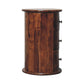 3 Drawer Chestnut Sheesham Drum-7