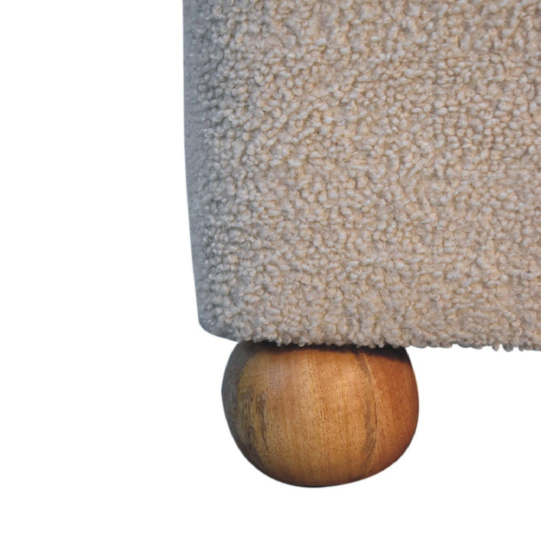 bulk Serenity Square Footstool with Ball Feet for resale