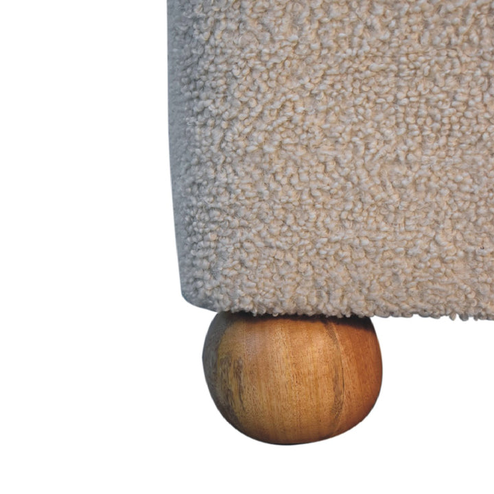 bulk Serenity Square Footstool with Ball Feet for resale