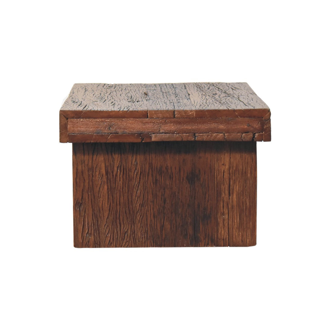 Reclaimed Cube Coffee Table-8