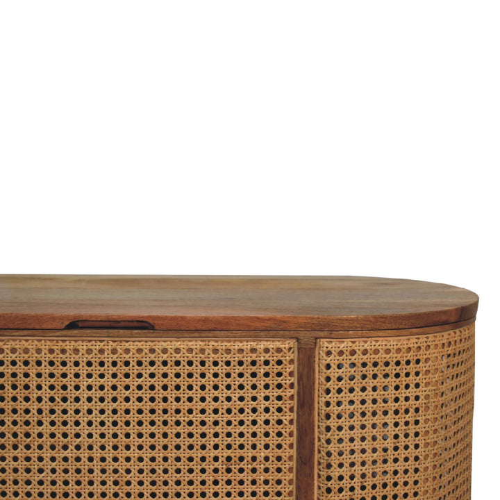 Larrisa Rounded Lid up Blanket Box-4