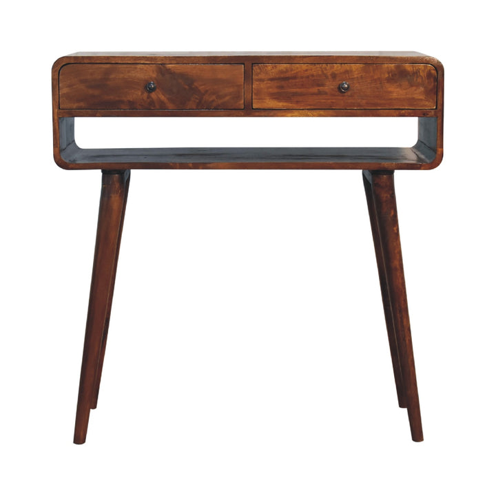 Sonata Chestnut Console Table-0