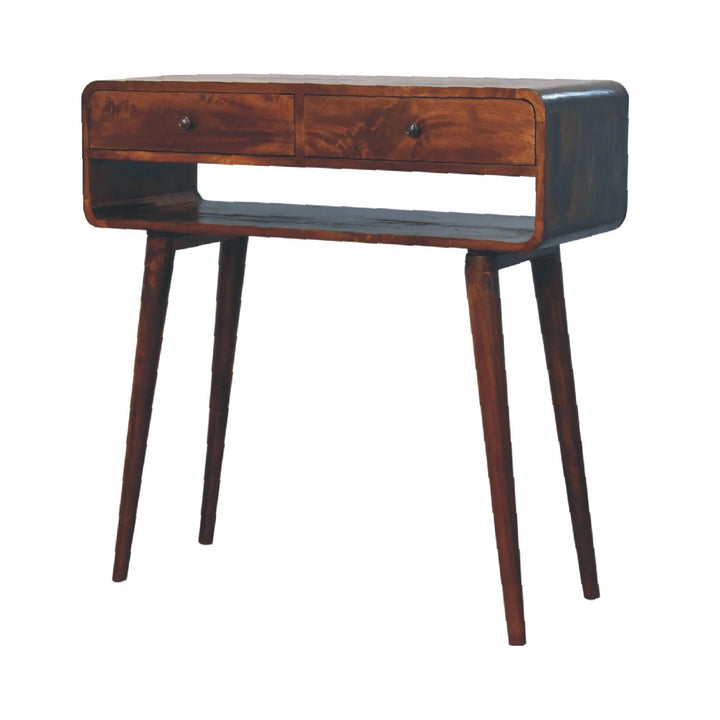Sonata Chestnut Console Table-2