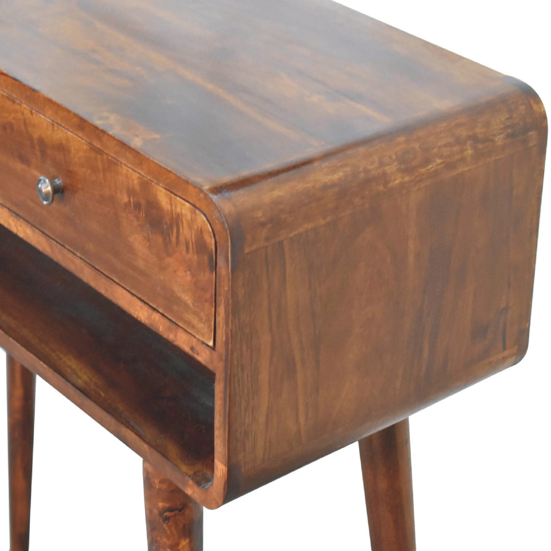 Sonata Chestnut Console Table-4