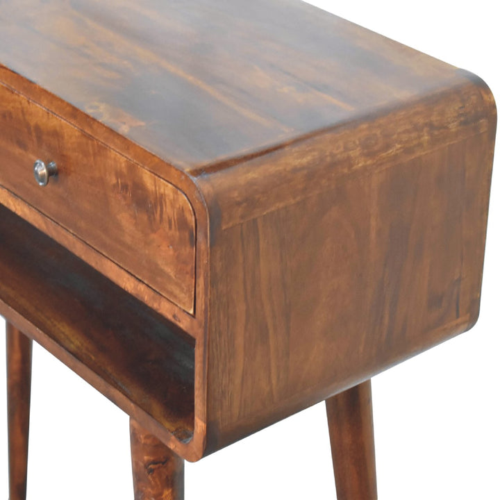 Sonata Chestnut Console Table-4