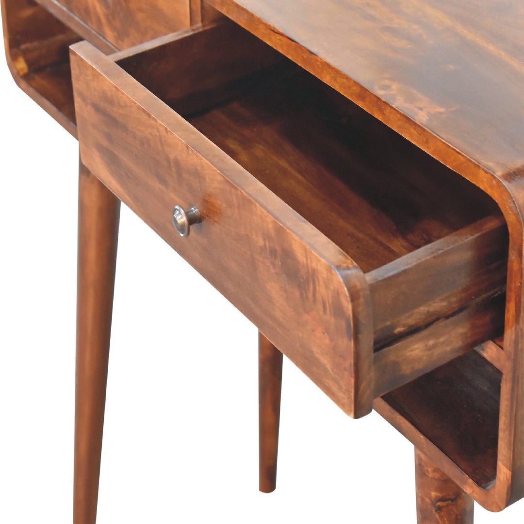 Sonata Chestnut Console Table-6