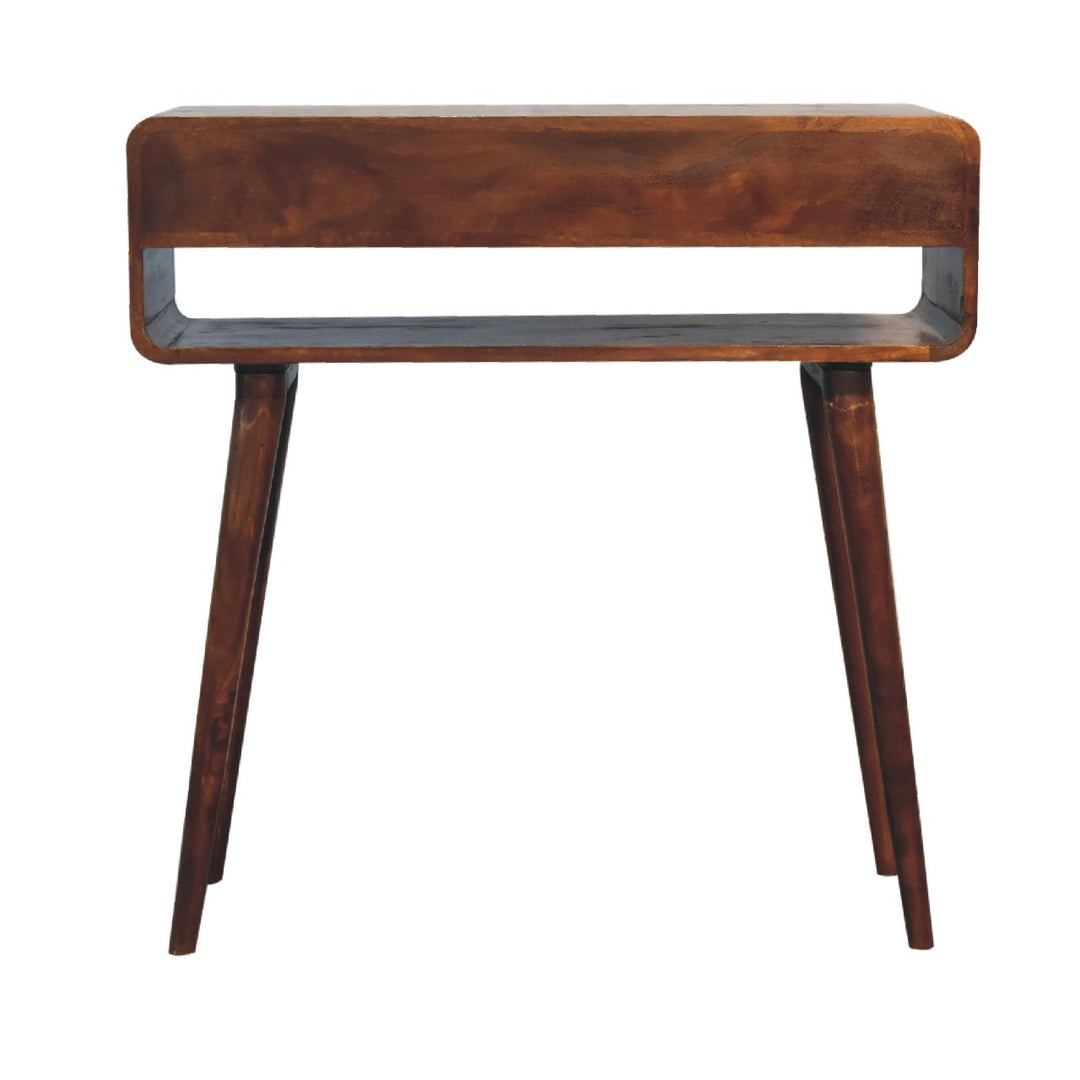 Sonata Chestnut Console Table-8