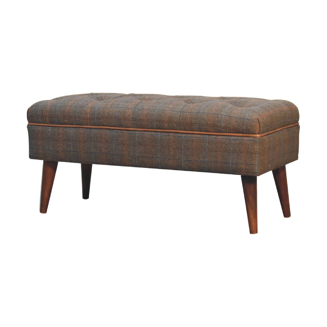 Multi Tweed Buffalo Pipe Bench-2