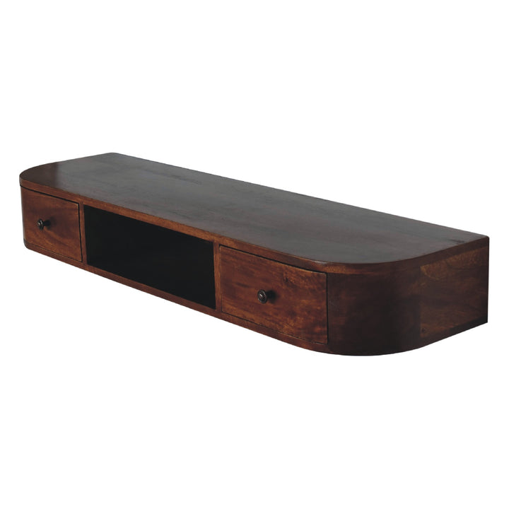 Lunar 2 Drawer Wall Mounted Console-3