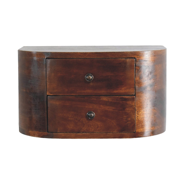 Lunar 2 Drawer Floating nightstand-0