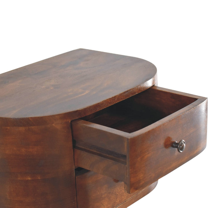Lunar 2 Drawer Floating nightstand-5