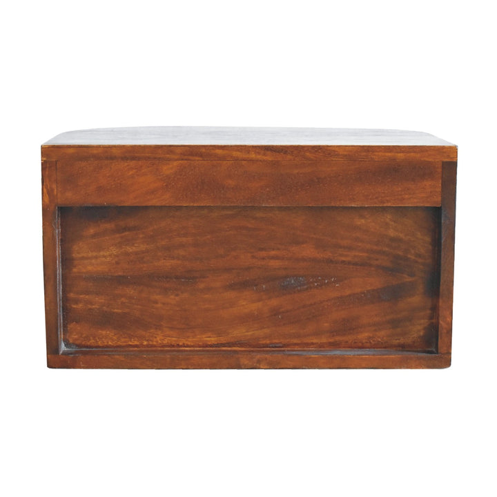 Lunar 2 Drawer Floating nightstand-7